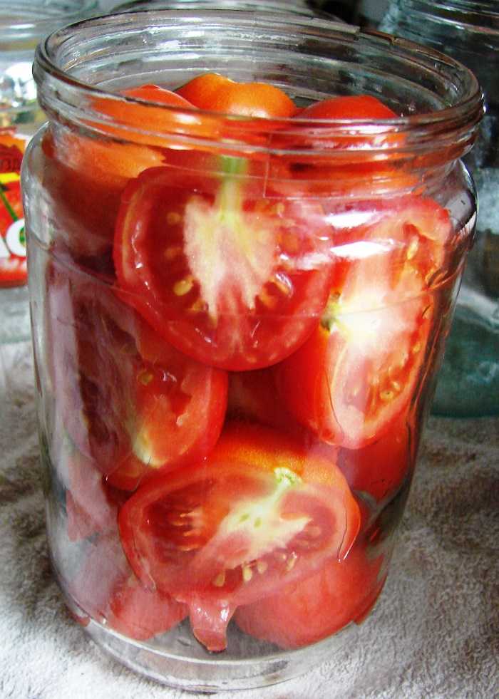 Рецепт консервированные(закупорка) помидоры в желе(желатине) на зиму