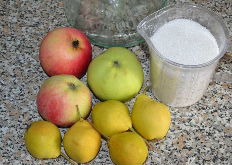 Концентрированный компот из яблок и груш: пошаговый рецепт с фото