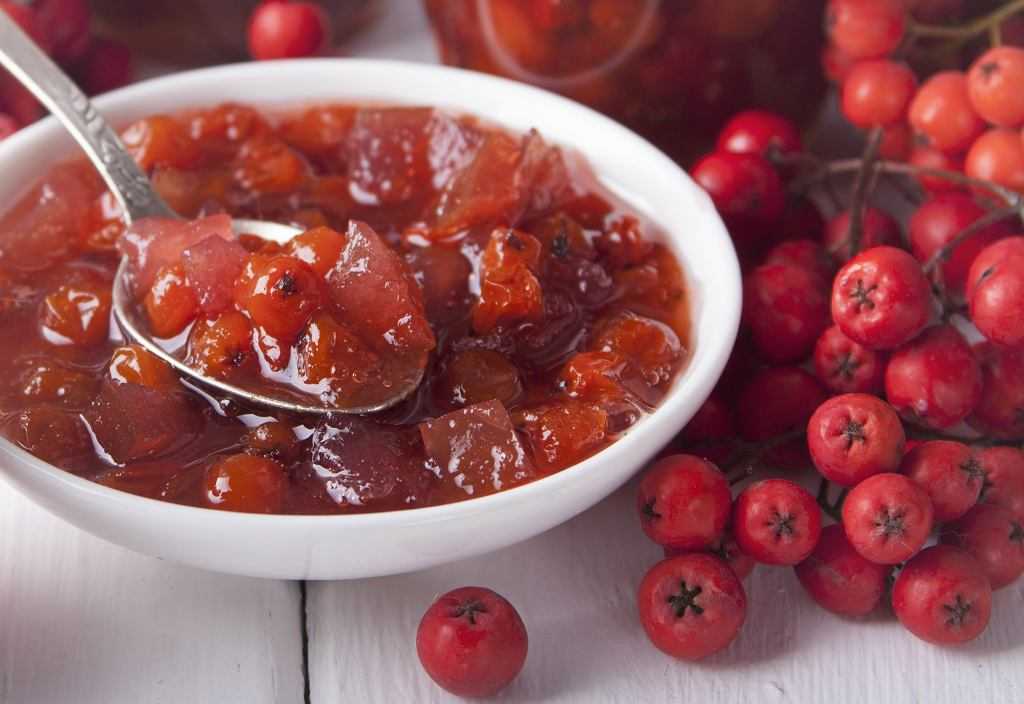 Пошаговый фото рецепт приготовления вкусного и полезного джема из красной рябины с яблоками на зиму
