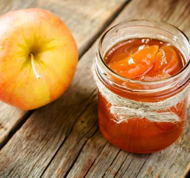 Варенье из яблок с апельсином быстро