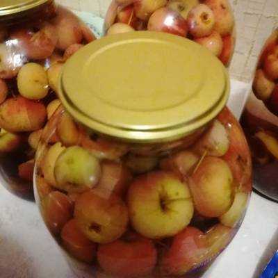 Компот из яблок на зиму на 3 литровую банку - простые рецепты