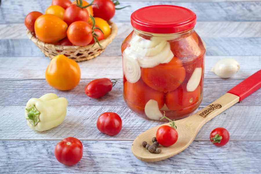 16 лучших рецептов приготовления маринованных острых помидоров на зиму