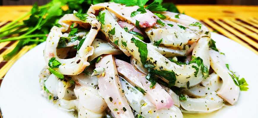 Маринованные кальмары – блюда по-домашнему с фото по шагам рецепта