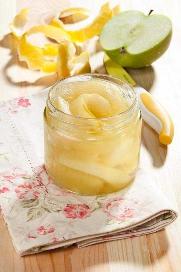 Варенье из яблок с имбирем и лимоном