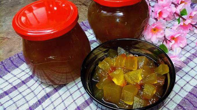 Варенье из арбузных корок - как приготовить по пошаговым рецептам на зиму с лимоном или апельсином