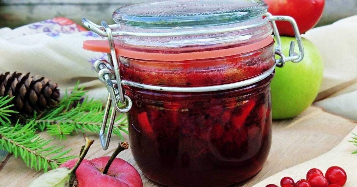 Брусничное варенье с яблоками 🍎 7 - лучших рецептов