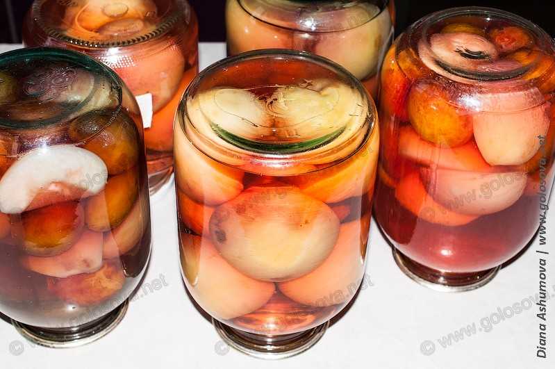 Персики в сиропе на зиму - 6 пошаговых рецептов с фото